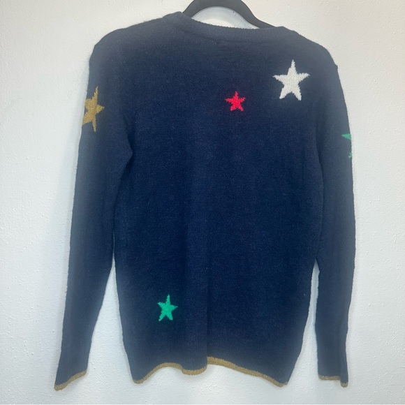 Joules Chantelle Intarsia Navy Star Sweater Size 4 - Picture 6 of 14